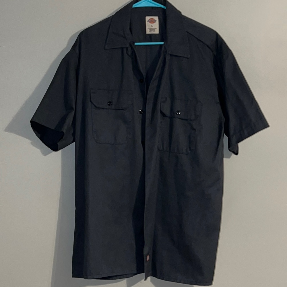Dickies button down blue